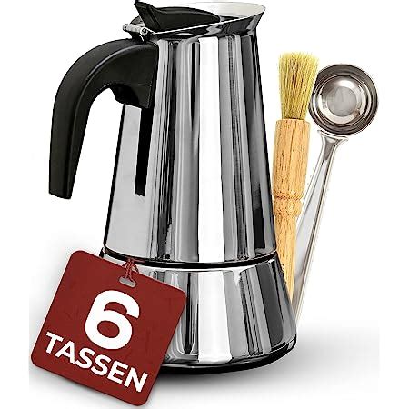 Amazon De Greechoi Espressokocher F R Induktion Espressokanne Aus