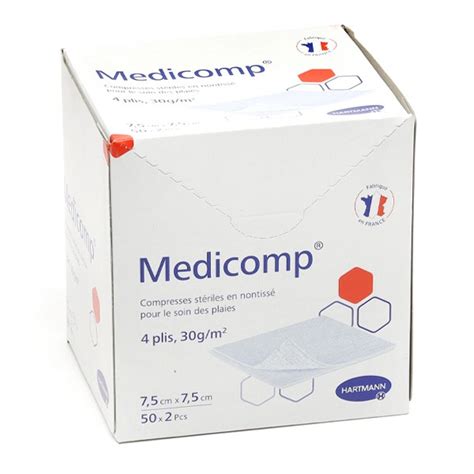 Compresse Non Tiss E St Rile X Cm Medicomp Hartmann Plaies