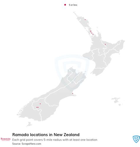 Number of Ramada Hotels By Wyndham locations in Newzealand in 2024 ...