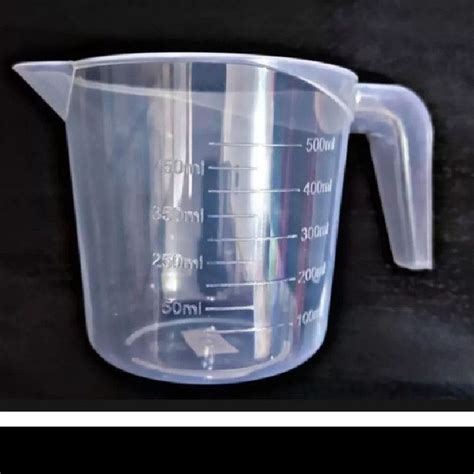 Gelas Ukur Takar Takaran Plastik Measuring Cup Ml Liter Literan