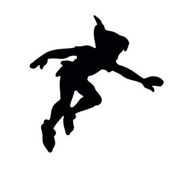 Peter Pan Shadow Wall Decal