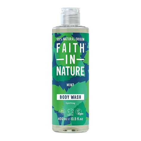 Faith In Nature Mint Body Wash 400ml Holland And Barrett