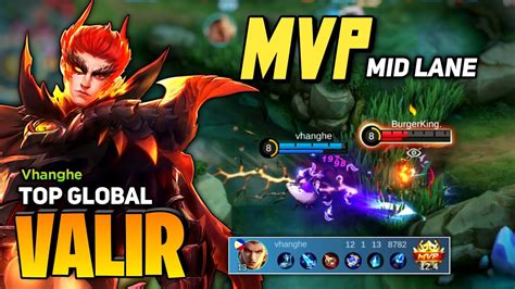 Valir Best Build 2023 Valir Top Global Gameplay By Vhanghe Mobile