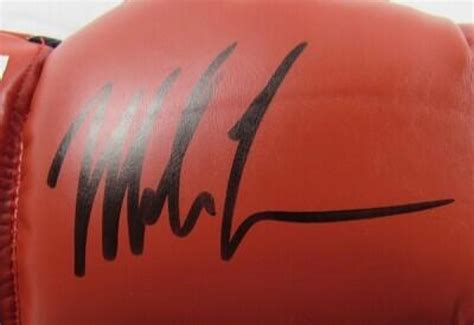 Mike Tyson Signed Everlast Boxing Glove Fiterman Pristine Auction