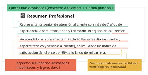 Ejemplos De Resumen Profesional De Currículum Y Cómo Escribirlos