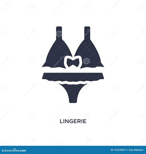 Lingerie Icon On White Background Simple Element Illustration From