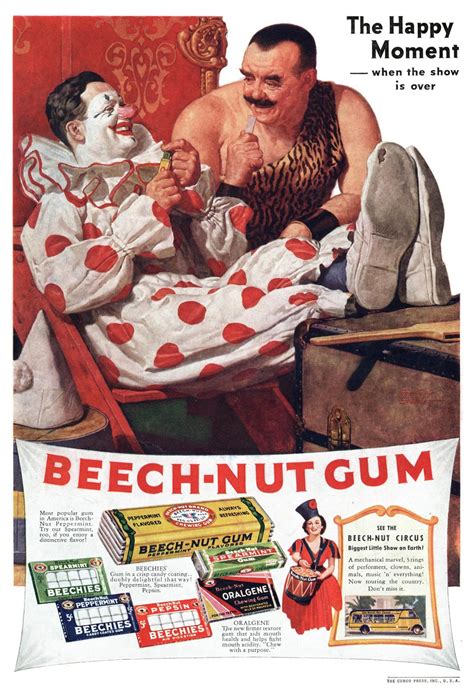 Beech Nut Gum [1937] R Vintageads