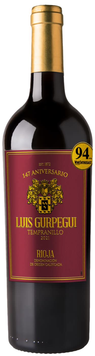 Luis Gurpegui Tempranillo Aniversario Ps Tri