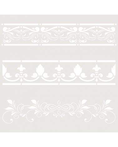 Stencils para decoración y manualidades Cenefas