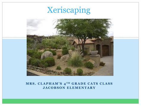 Pdf Xeriscaping Xeriscaping Done In Hot And Dry Places Uses Less