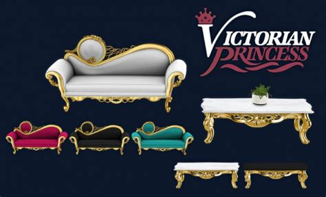 Victorian Princess Set For Sims 4 Furniture Collection