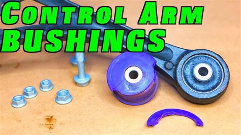 How To Replace Worn Control Arm Bushings Youtube