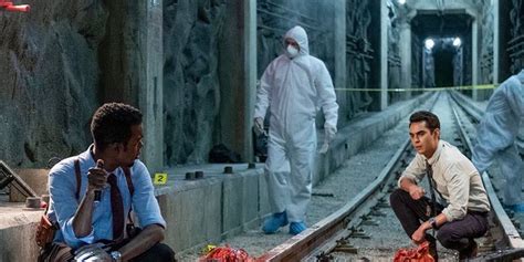 Spiral Movie Image Reveals Saw Reboots Gory Train Station Crime Scene