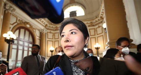 Betssy Chávez Renuncia Como Presidenta Del Consejo De Ministros Ante