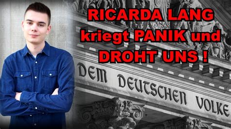 RICARDA LANG Kriegt PANIK Und DROHT UNS YouTube