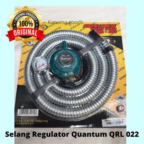 Jual Regulator Kompor Gas Quantum Selang Set Qrl Regulator Gas