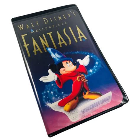 WALT DISNEY S MASTERPIECE Fantasia VHS Tape 1132 Released 1991 Vintage