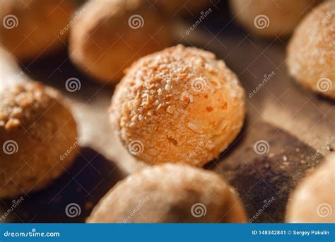 Round Buns Made From Whole Wheat Flour And Curd Mixture Fresh Pastries