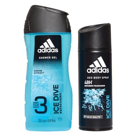 Adidas Herren Ice Dive Set Two Piece Ml Shower Gel Ml