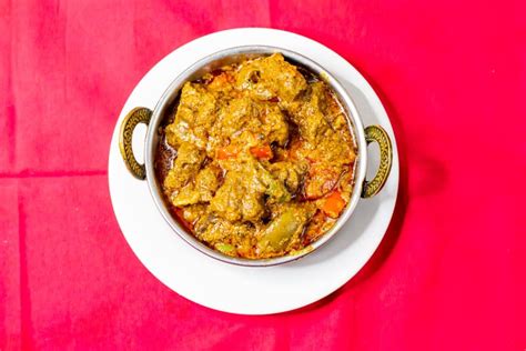 Mutton Karahi Indian Lamb Curry Mutton Bhuna Masala Served In Karahi