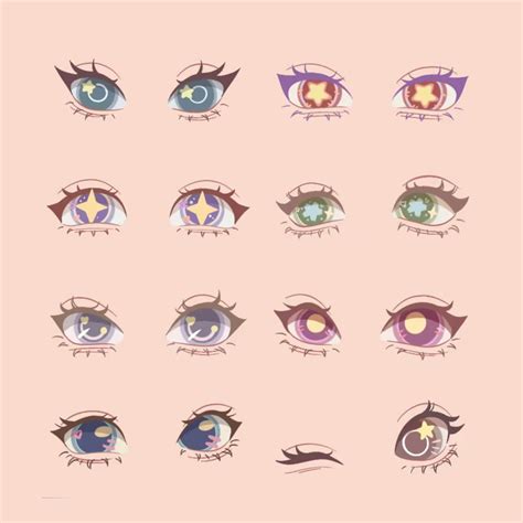 Procreate Eyes Brushes Stamps Anime Eyes Brush Set For Ipad Procreate