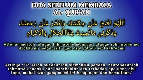 Doa Sebelum Dan Selepas Membaca Quran Imagesee