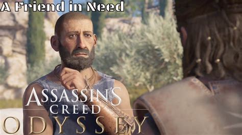 Assassins Creed Odyssey A Friend In Need Ps4 Youtube