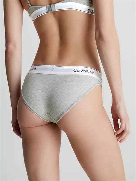 Calvin Klein Modern Cotton Bikini Brief Grey Heather Aukia