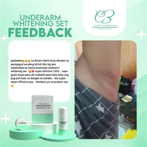 Clarity Essentials Underarm Whitening Set Regular Set Lazada PH