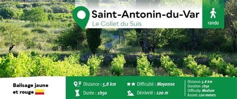 Randonn E Saint Antonin Du Var Le Collet Du Suis Tourisme En