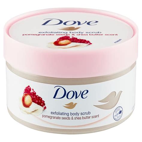 Dove Pomegranate Seeds Shea Butter Scent Exfoliating Body Scrub 225ml