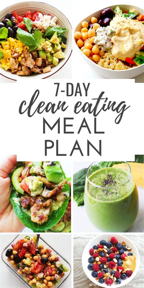 7 day clean eating challenge meal plan 3 – Artofit