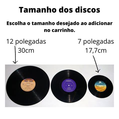 Lote Disco De Vinil Para Artesanato Decora O E Polegadas