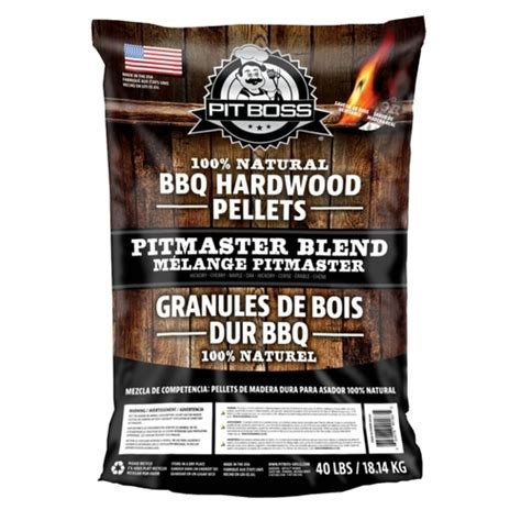 Pit Boss Pbplt534040183 Pitmaster Blend Pellet Hardwood 40 Lb