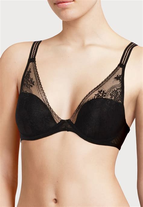 Passionata Maddie Plunge Bra Triangle Bra Black Zalando De