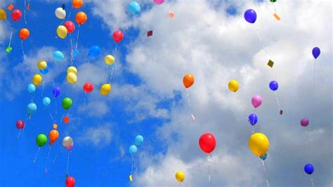 Colorful Balloons In The Sky Wallpapers Wallpaper Cave