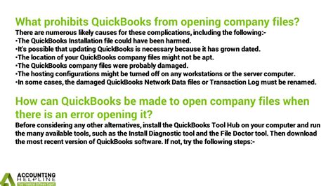 PPT Best Ever Ways To Fix QuickBooks Is Unable To Open Company File