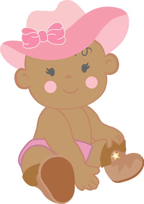 Cowgirl Baby Shower Clip Art