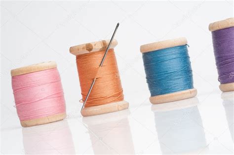 Sewing needle and threads — Stock Photo © logoff #2887361