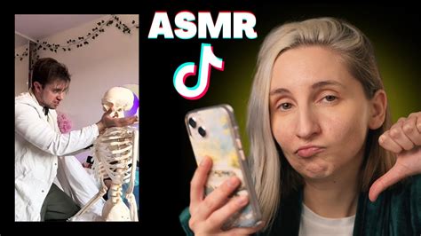 Une ASMR artist Réagit aux TIKTOK ASMR Tu fais QUOI Tom ASMR là