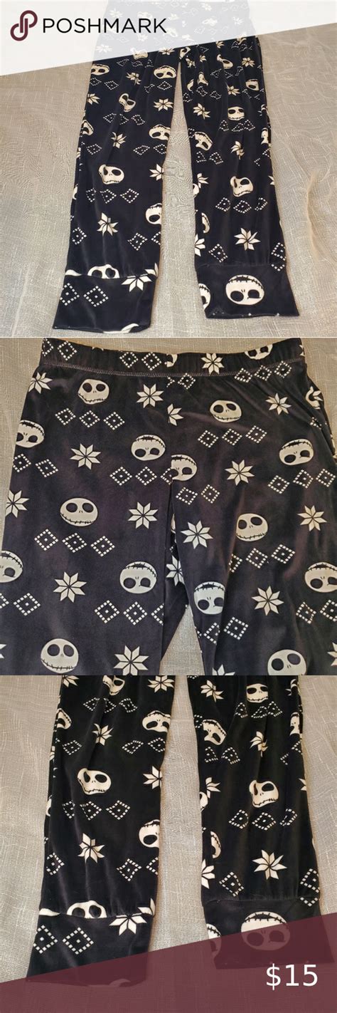 Jack Skellington Pajama Pants, Large (12-14) | Pajama pants, Jack skellington pajamas, Pajamas