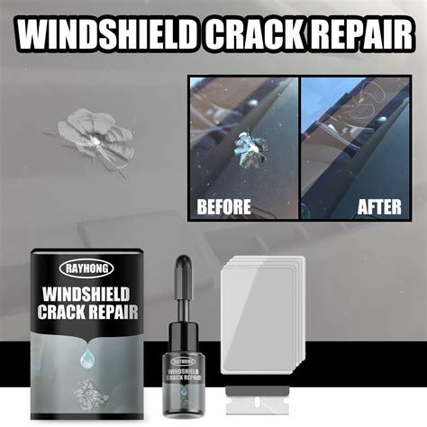 Windshield Crack Repair Kit Cracks Gone Glass Repair Kit Windshield