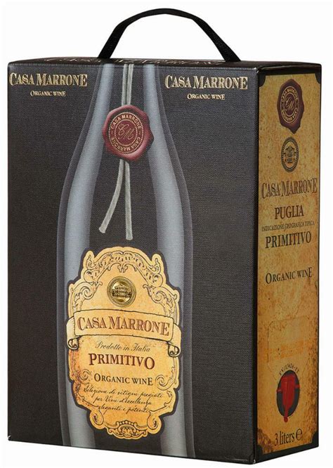 Casa Marrone Organic Primitivo Hanapakkaus