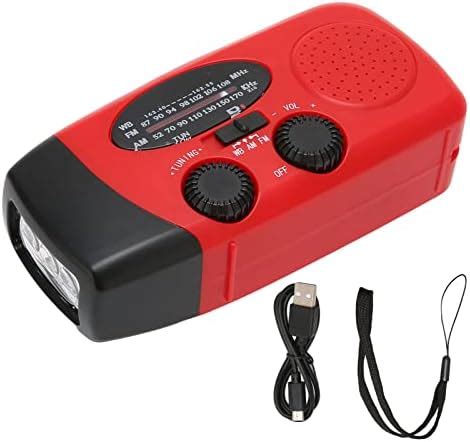 Atyhao Radios Manivelle Radio Portable D Urgence Avec Lampe De