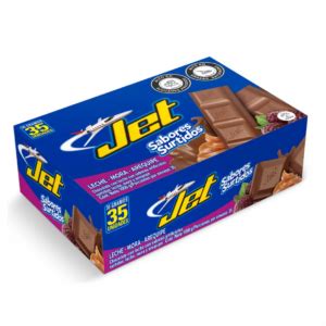 Chocolatina Jet Sabores Surtidos X Unid Multidulces