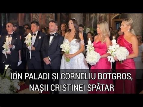 Cristina Spătar nuntă de lux cu 500 invitați Nași Ion Paladi și