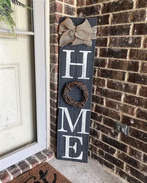 45 Easy Diy Front Porch Sign Ideas For Your Home Diy Front Porch