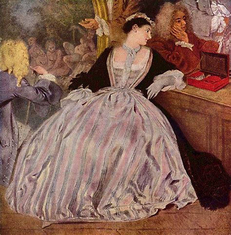 Jean Antoine Watteau Le Enseigne De Gersaint Detail 1720 Baroque