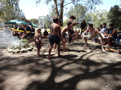 Practicing Lore And Culture At Matagarup Nyoongar Tent Embassy