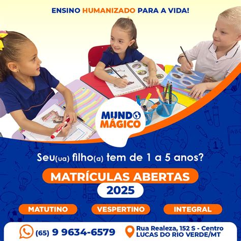 Escola Infantil Passo Mágico - Mundo Mágico Escola de Educação Infantil (@edumundomagico) • Instagram ...
